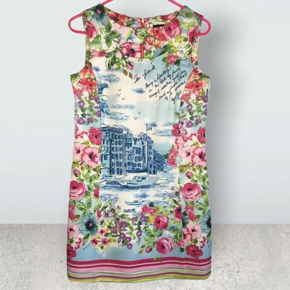 Gabby Skye Women's Shift Dress‎ Floral Venice 6 - Picture 1 of 9